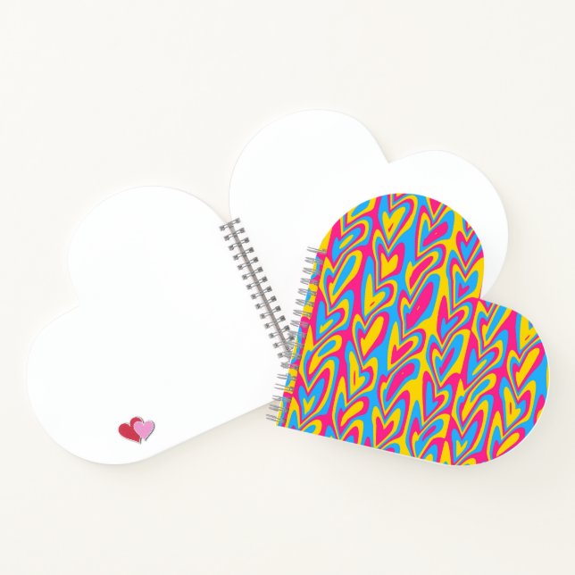 Carnet Fière de la pansexualité groovy trippy ondulée et  (Intérieur)