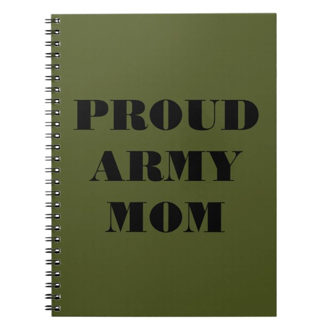 Carnet Fière maman armée (Devant)
