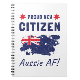 Carnet Fière nouvelle citoyenne australienne, cérémoni