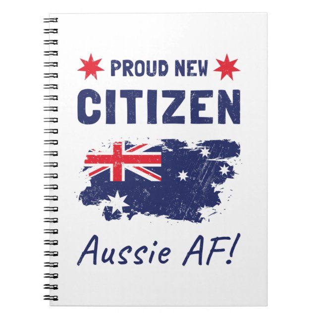 Carnet Fière nouvelle citoyenne australienne, cérémonie d (Devant)