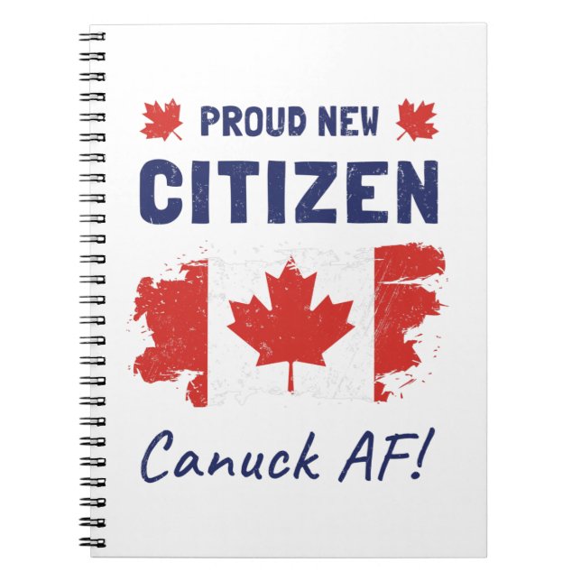 Carnet Fière nouvelle citoyenne canadienne, cérémonie de  (Devant)