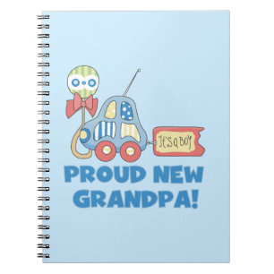 Carnet Fière nouvelle voiture grand-père C'est un cadeau