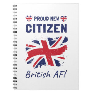 Carnet Fiers Nouveau citoyen britannique, cérémonie de 