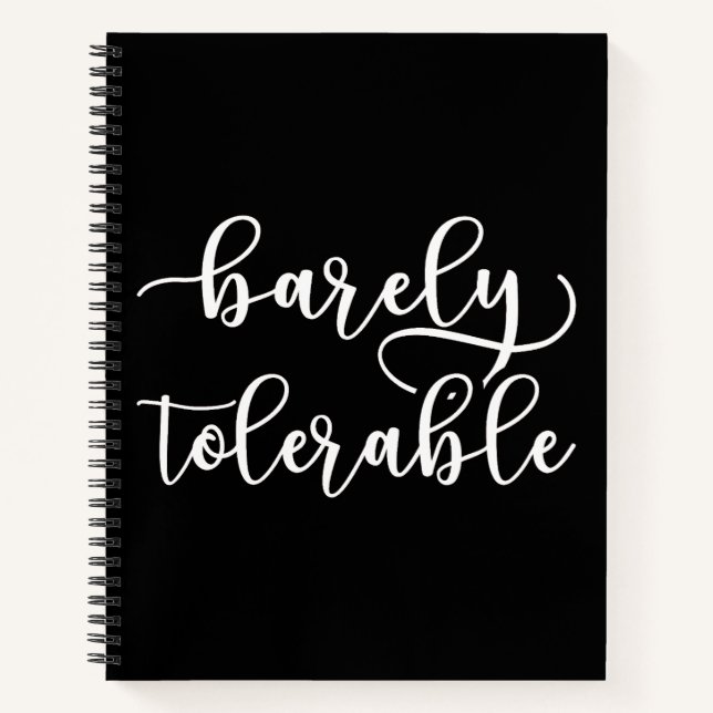 Carnet Fierté Et Préjudice - À Peine Tolérable I (Devant)
