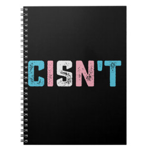 Carnet Fierté transgenre Cis n'est pas LGBTQ Drapeau tran