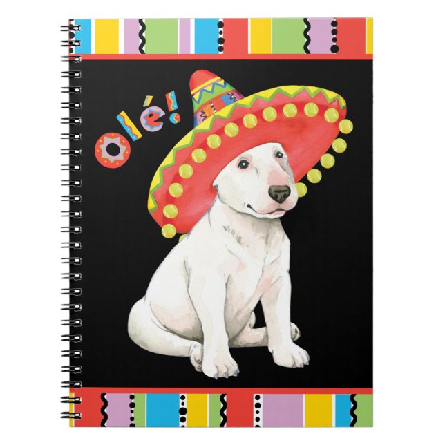 Carnet Fiesta Bull Terrier (Devant)