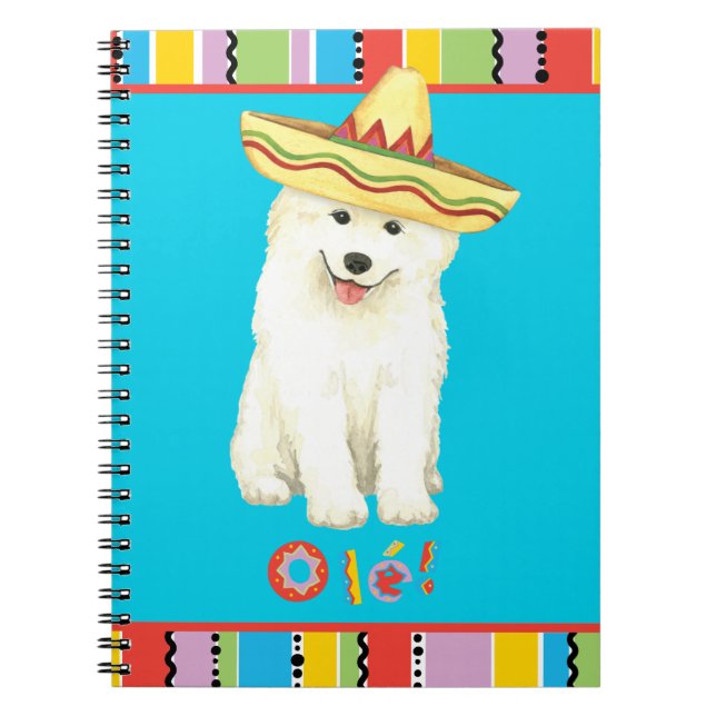 Carnet Fiesta Samoyed (Devant)