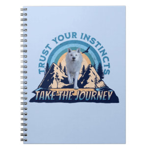 Carnet Fiez-vous à vos instincts Aventure de loup arctiqu