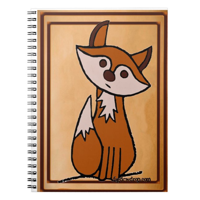 Carnet Fig the fox notebook (Devant)