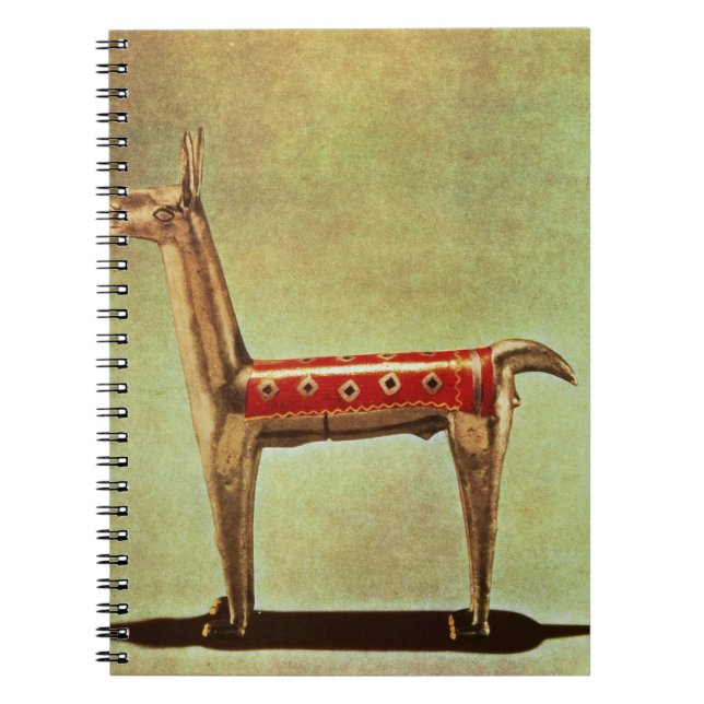 Carnet Figurine argentée de lama, du Pérou, après 1438 (Devant)