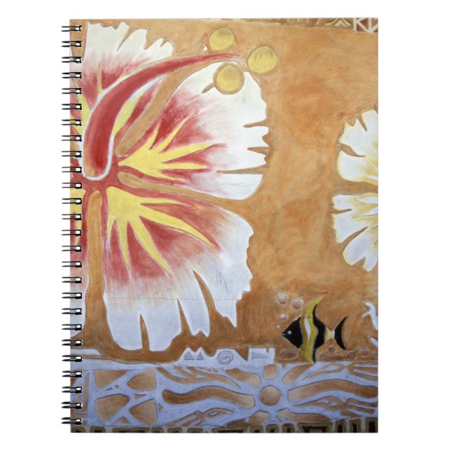 Carnet Fiji, art mural. (Devant)