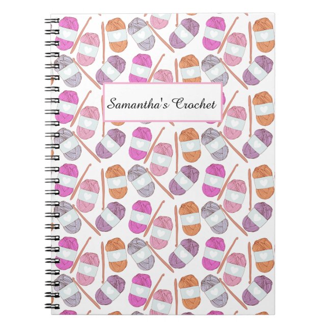 Carnet Fil d'artisanat Crochet (Devant)