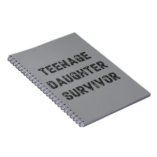 Carnet Fille adolescente survivante humour drôle pour la