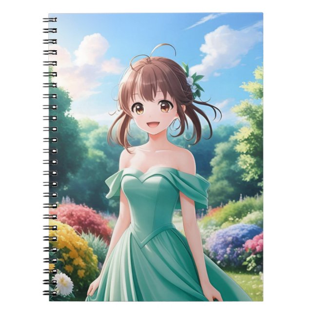 Carnet Fille Anime Kawaii (Devant)