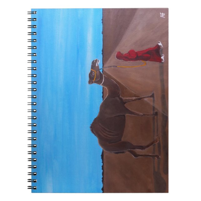 Carnet Fille au chameau Peinture par Alfred Fox (Devant)