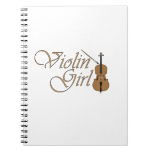 Carnet Fille au violon