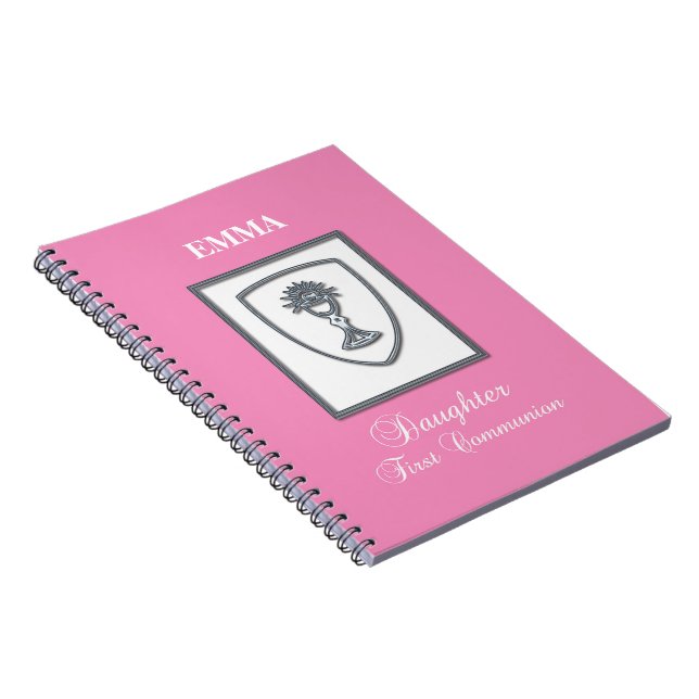 Carnet Fille, Calice d'argent de la Première Communion (Côté Droit)