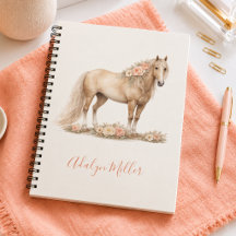 Fille Cheval Pêche Rose Fantaisie Personnalisé