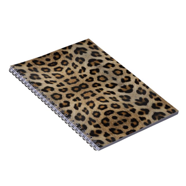 Carnet Fille chic léopard fourrure poster de animal motif (Côté Droit)
