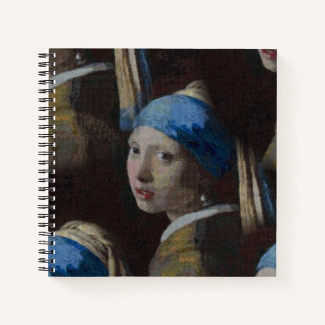 Carnet Fille classique avec une oreille perle, Crochet ré (Devant)