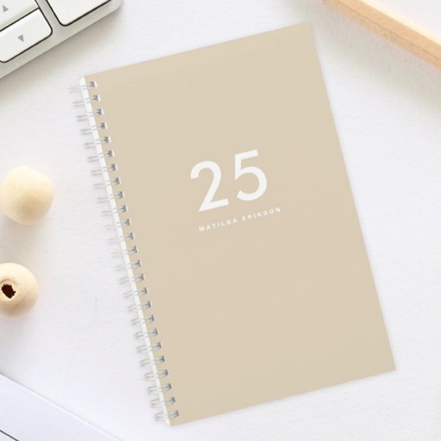 Carnet Fille Classy Nom Beige (Créateur téléchargé)