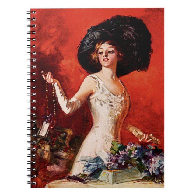 Carnet Fille de charme d'Edwardian (Devant)