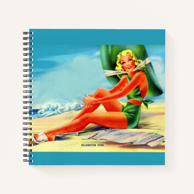 Carnet fille de charme des années 1940 (Devant)