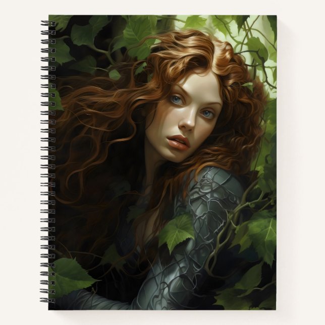 Carnet Fille de la forêt nymphe (Devant)