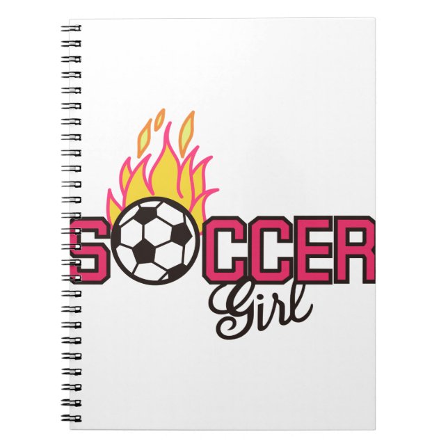 Carnet Fille du football (Devant)