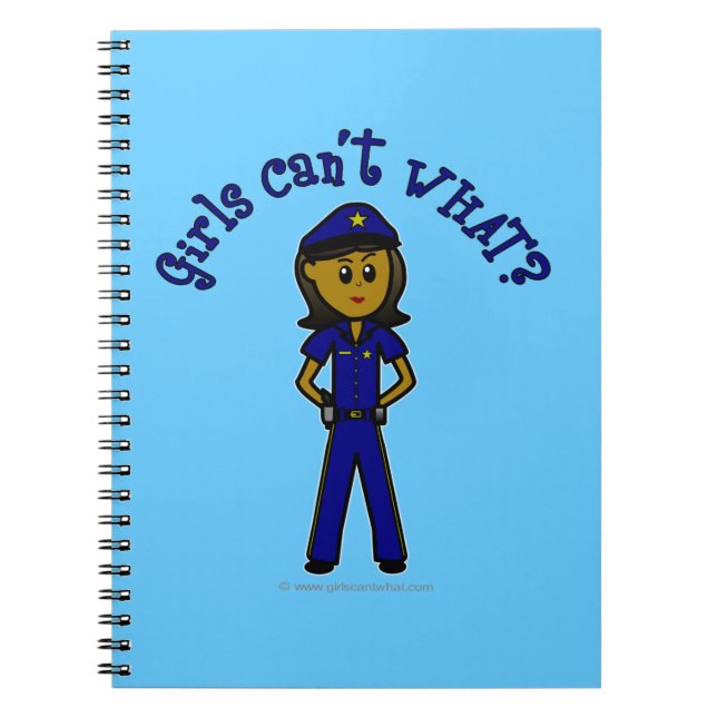 Carnet Fille du policier noir (Devant)