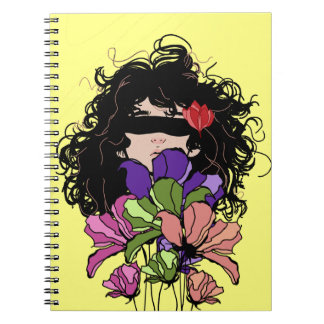 Carnet fille & Fleurs