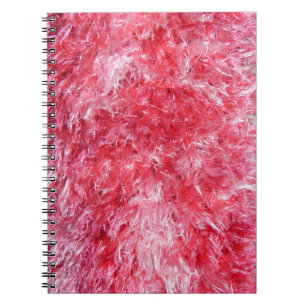 Carnet Fille Girly - fourrure rose de Faux