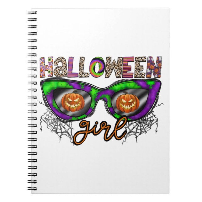Carnet Fille Halloween (Devant)