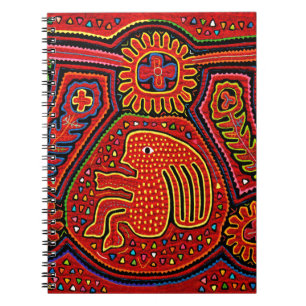 Carnet Fille indienne Kuna à bicyclette