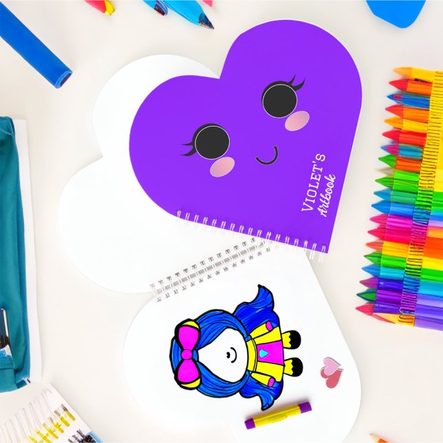 Carnet fille Kawaii (Créateur téléchargé)