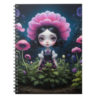 Carnet Fille mystérieuse inspiration Mark Ryden