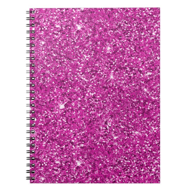 Carnet Fille Parties scintillant rose Ombre Sparkle (Devant)