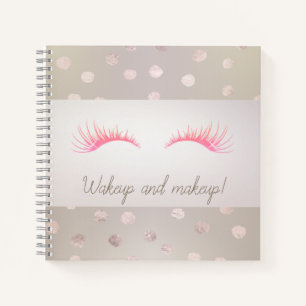 Carnet Fille Pois moderne, Faux Lashes