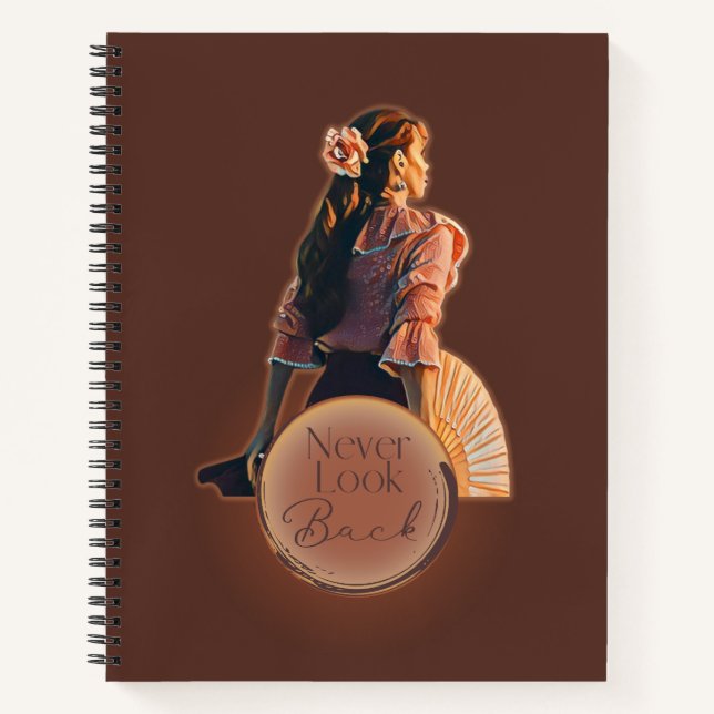 Carnet Fille qui ne regarde jamais en arrière (Devant)