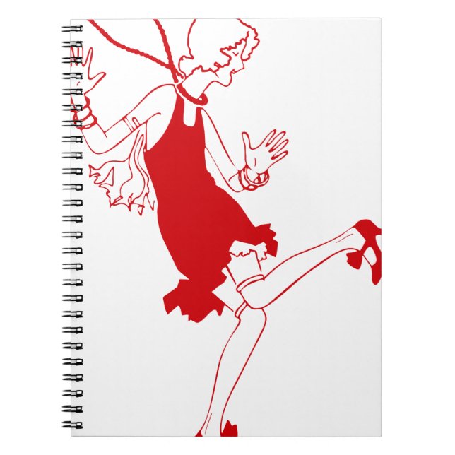 Carnet fille rouge (Devant)