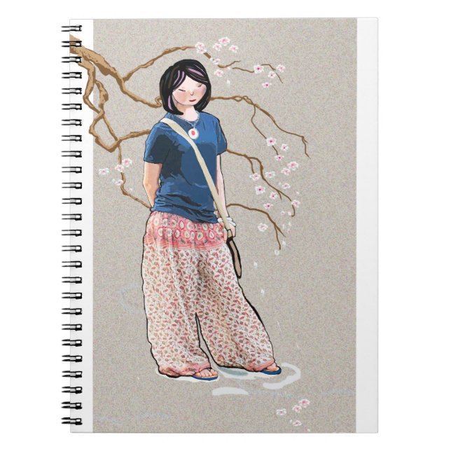 Carnet fille sakura (Devant)