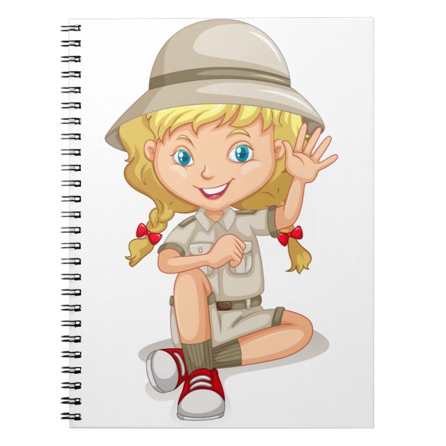 Carnet Fille scout (Devant)