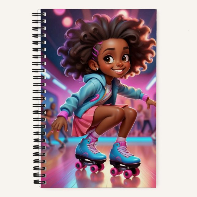 Carnet Fille skatrice (Recto)