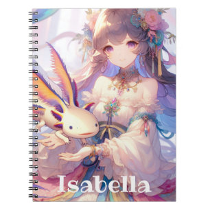 Carnet Filles Anime Personnalisées