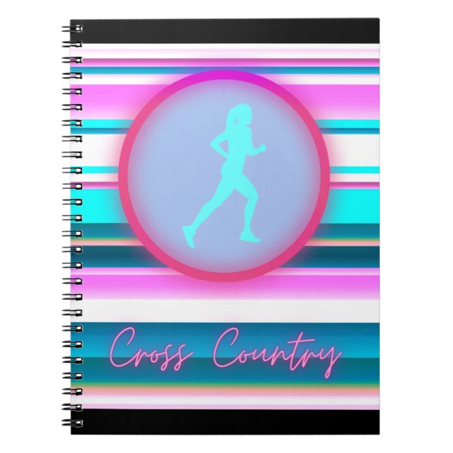 Carnet Filles cross-country en bande (Devant)