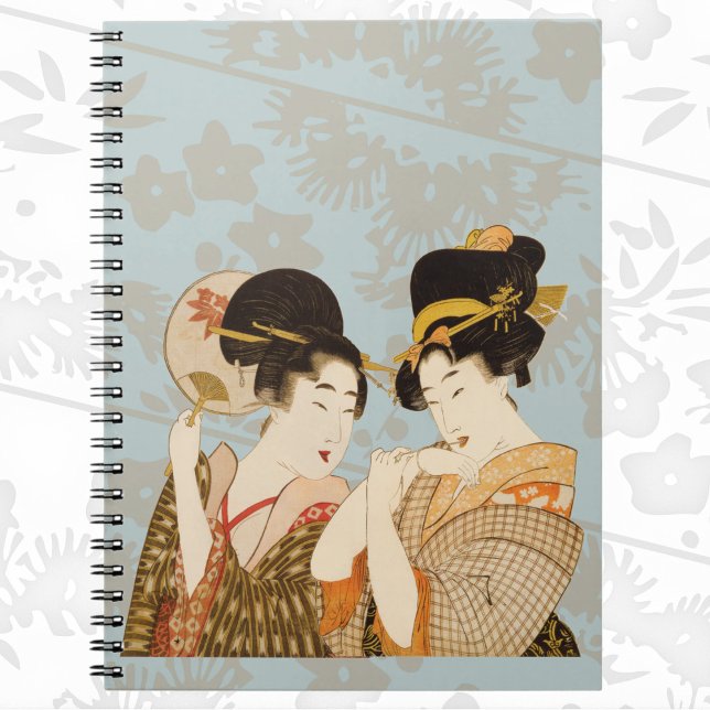 Carnet Filles Geishas Japonaises Vintage en Kimonos (Créateur téléchargé)