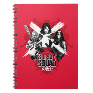 Carnet Filles "guerrière féminine " de peloton du pelot
