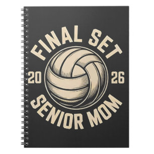 Carnet Final Set Senior Mom 2026 Graduation Volleyball