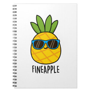 Carnet Fineapple Drôle Cool Pun Ananas