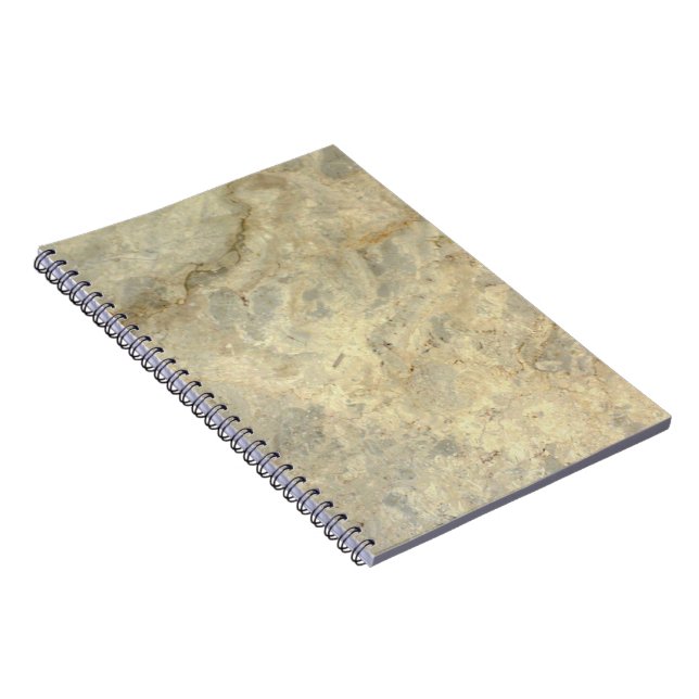 Carnet Finition en marbre doré taché de brun (Côté Droit)
